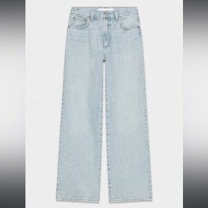 Denim Forum Farrah Hi Rise Wide Leg Jeans